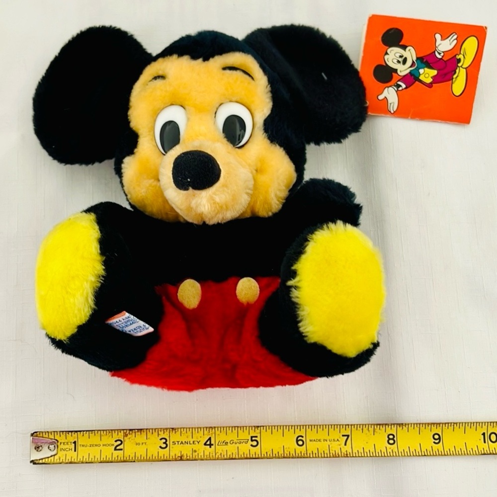 Vintage / New~Bean Bag~Mickey Mouse / Still With Original Tag - Picture 7 of 8